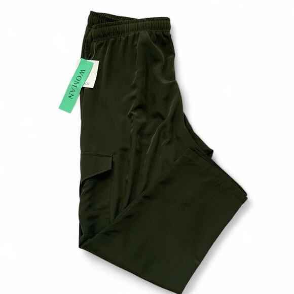 89th + Madison Slack Pants Womens Plus 16 Elastic Waist Drawstring Active NWT - Picture 7 of 11
